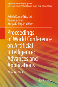 Proceedings of World Conference on Artificial Intelligence: Advances and Applications