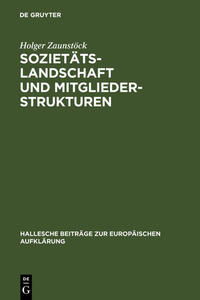 Sozietätslandschaft und Mitgliederstrukturen