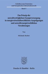 Das Prinzip der umweltverträglichen Energieversorgung in energiewirtschaftsrechtlichen Ausprägungen und umwelt(energie)rechtlichen Verzahnungen.