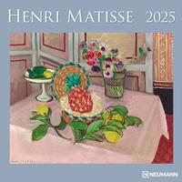 N NEUMANNVERLAGE - Henri Matisse 2025 Broschürenkalender, 30x30cm, Wandkalender mit Abbildungen von Henri Matisse, Mondphasen, viel Platz für Notizen und internationale Feiertage/Kalendarium