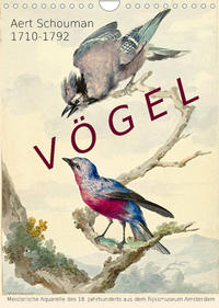 Aert Schouman. VÖGEL (Wandkalender 2023 DIN A4 hoch)