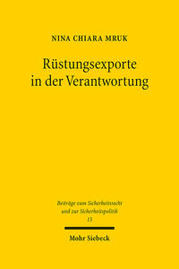 Rüstungsexporte in der Verantwortung