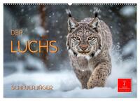 Der Luchs - scheuer Jäger (Wandkalender 2024 DIN A2 quer), CALVENDO Monatskalender