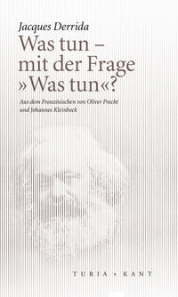 Was tun – mit der Frage »Was tun«?