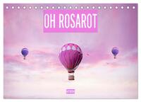 Oh Rosarot - Artwork (Tischkalender 2024 DIN A5 quer), CALVENDO Monatskalender