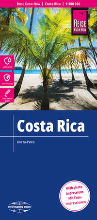 Reise Know-How Landkarte Costa Rica (1:300.000)