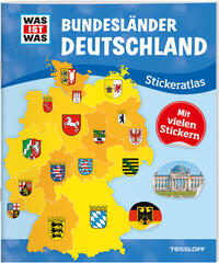 WAS IST WAS Stickeratlas Bundesländer Deutschland