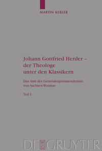 Johann Gottfried Herder - der Theologe unter den Klassikern