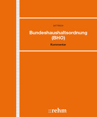 Bundeshaushaltsordnung mit Schwerpunkt Zuwendungsrecht