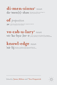 Dimensions of Vocabulary Knowledge