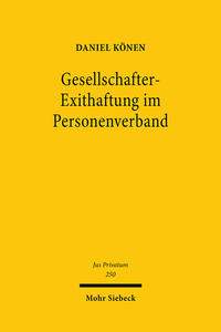 Gesellschafter-Exithaftung im Personenverband