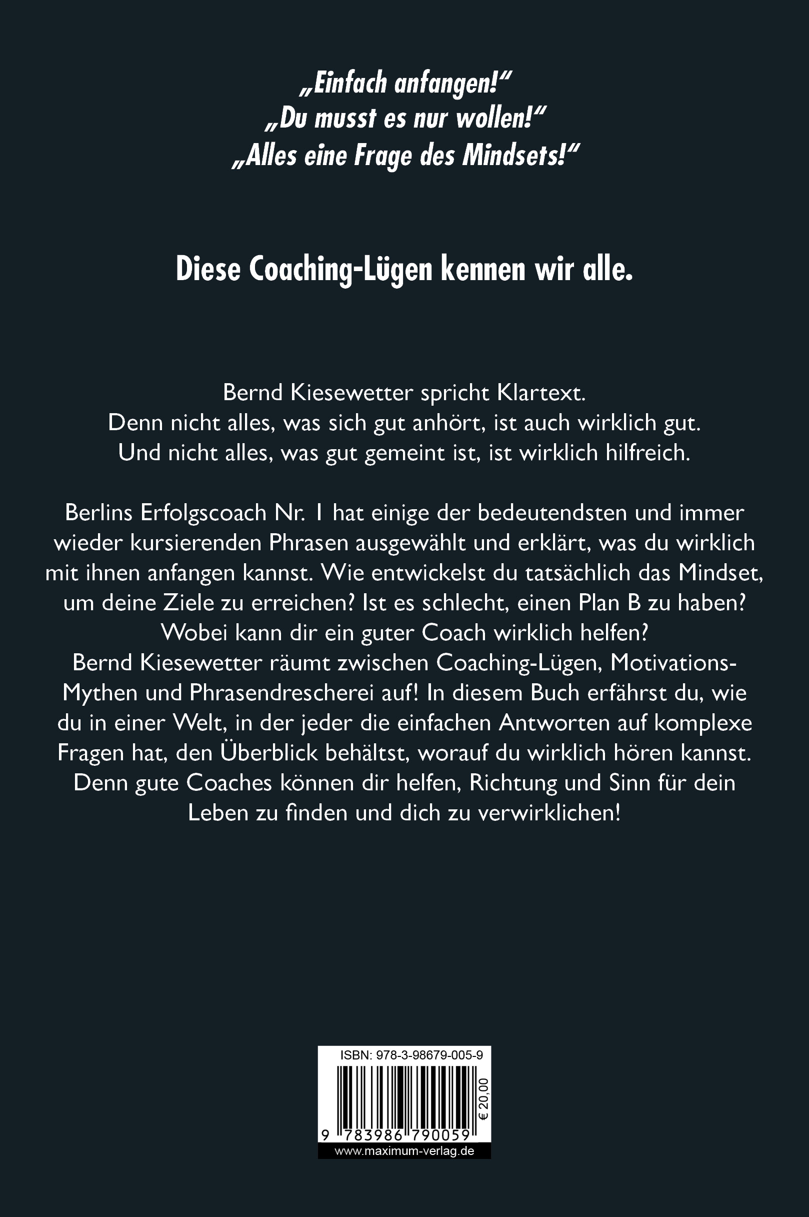 COACHING-LÜGEN?