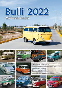 Wochenkalender VW Bulli 2022