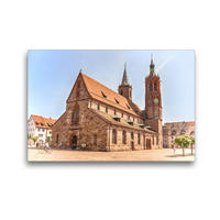 Premium Textil-Leinwand 45 x 30 cm Quer-Format Das Münster zu Unserer Lieben Frau | Wandbild, HD-Bild auf Keilrahmen, Fertigbild auf hochwertigem Vlies, Leinwanddruck von Liselotte Brunner-Klaus