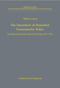 Das Stammbuch als Bestandteil humanistischer Kultur