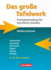 Das große Tafelwerk für berufliche Schulen - Formelsammlung Niedersachsen