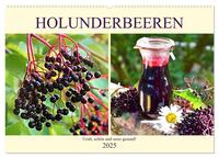 Holunderbeeren. Uralt, schön und sooo gesund! (Wandkalender 2025 DIN A2 quer), CALVENDO Monatskalender