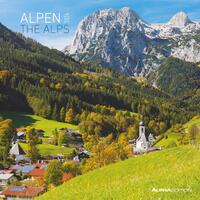 Alpha Edition Alpen Broschürenkalender 2024, im Format 70 x 60 cm, Monatskalender mit Platz für Notizen, Wandkalender für Entdecker