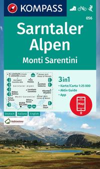 KOMPASS Wanderkarte 056 Sarntaler Alpen, Monti Sarentini 1:25.000