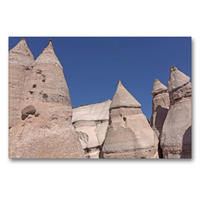 Premium Textil-Leinwand 90 x 60 cm Quer-Format Kasha-Katuwe Tent Rocks National Monument, New Mexico | Wandbild, HD-Bild auf Keilrahmen, Fertigbild auf hochwertigem Vlies, Leinwanddruck von Markus Pitzer