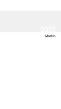 Taschenkalender Modus geheftet Einlage 2023