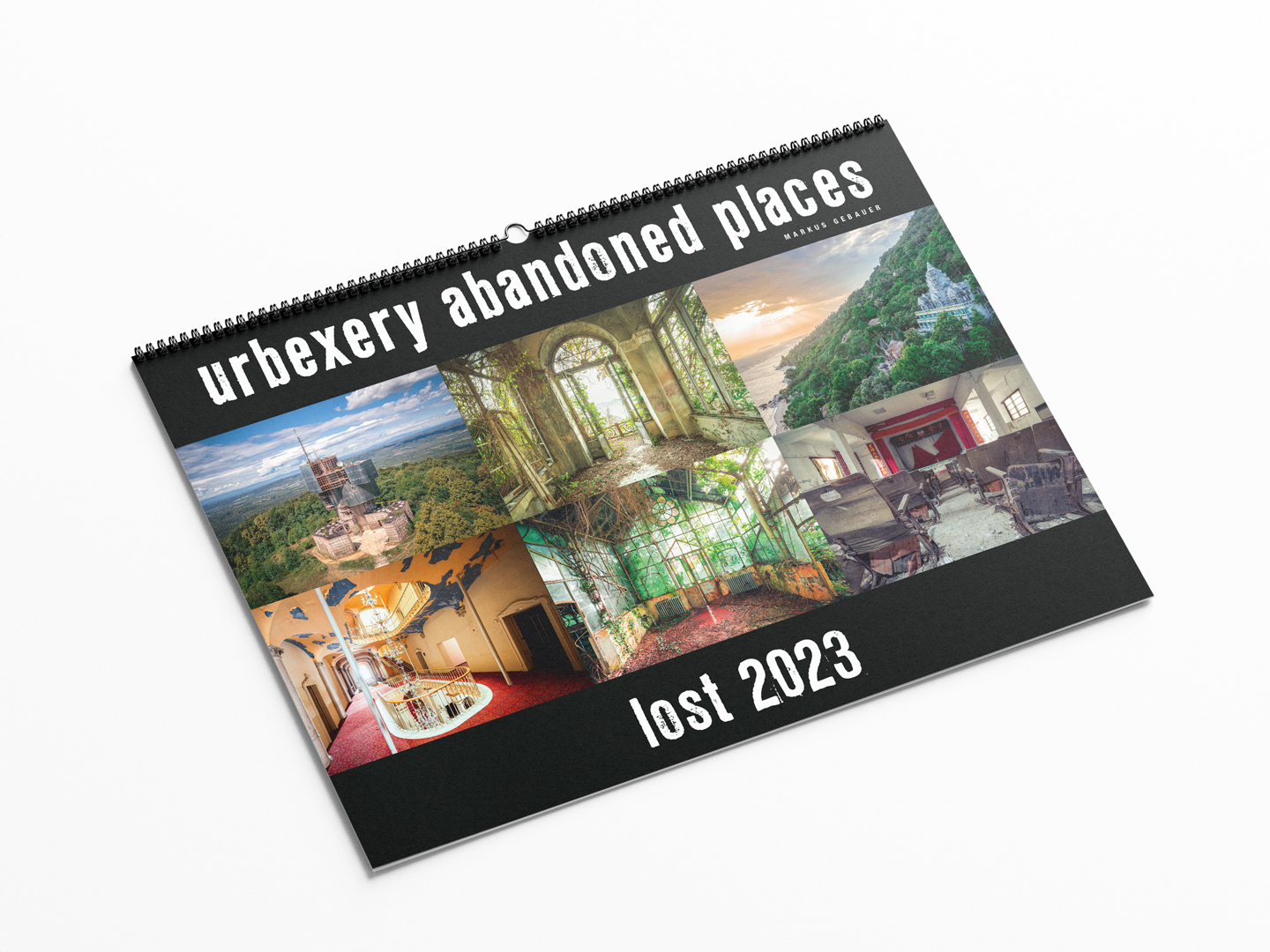 Lost 2023 - Kalender Urbexery Abandoned Places A3 Calendar