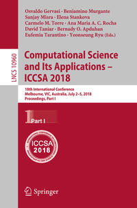 Computational Science and Its Applications – ICCSA 2018