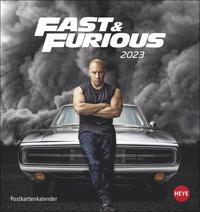 Fast & Furious Postkartenkalender 2023. Die Filmplakate im Postkartenformat. Kalender für Fans der Filmreihe - Postkarten zum Sammeln und Verschicken.