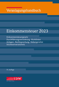 Veranlagungshandbuch Einkommensteuer 2023, 75.A.