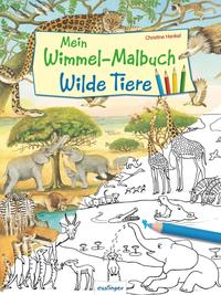 Mein Wimmel-Malbuch – Wilde Tiere