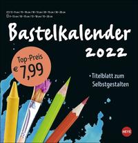 Bastelkalender schwarz groß 2022