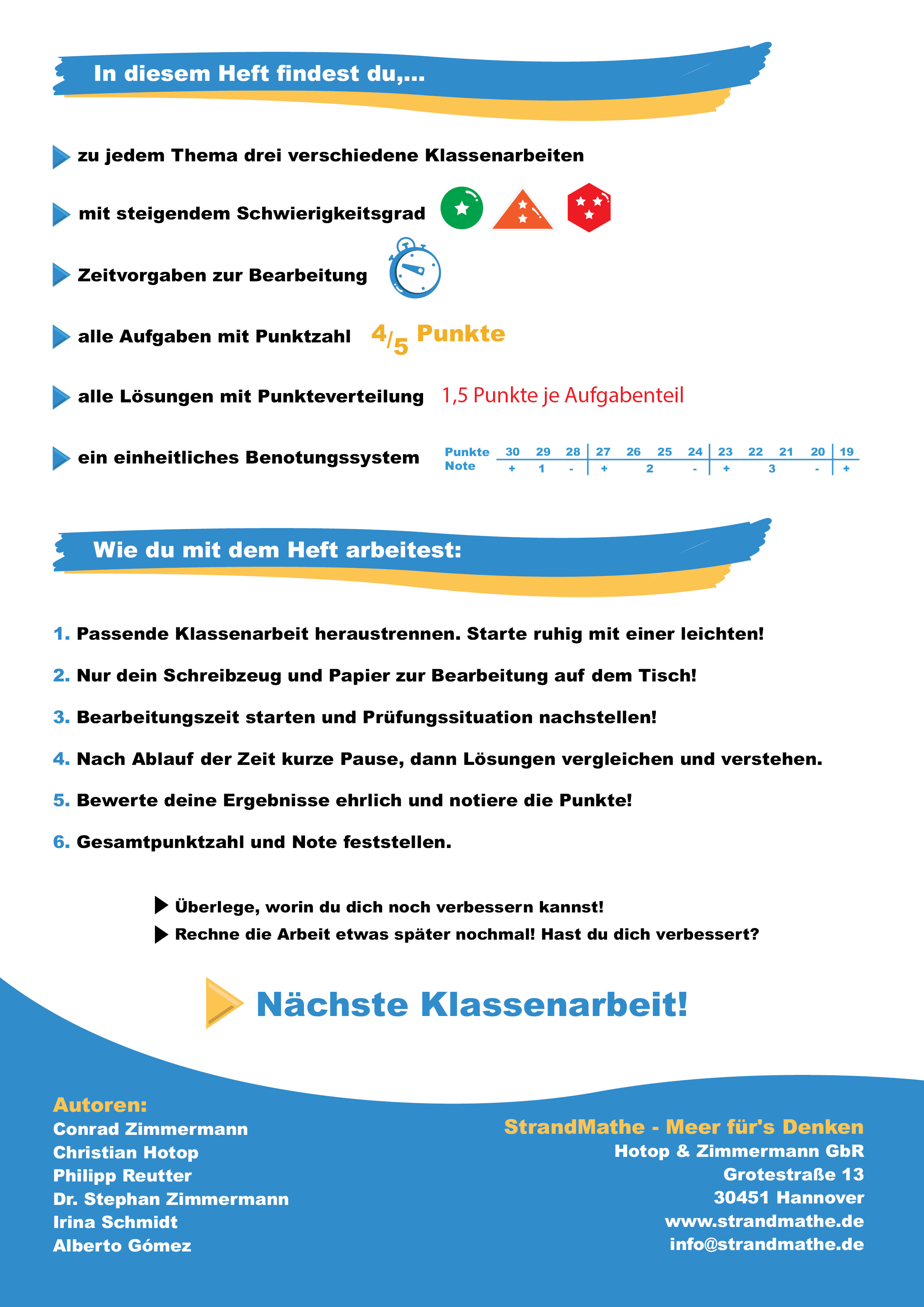 Mathematik Klassenarbeits-Trainer Klasse 7 – StrandMathe