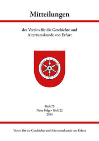 Mitteilungen des Vereins für die Geschichte und Altertumskunde von Erfurt