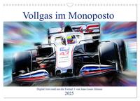 Vollgas im Monoposto - Digital Arts rund um die Formel 1 von Jean-Louis Glineur (Wandkalender 2025 DIN A3 quer), CALVENDO Monatskalender