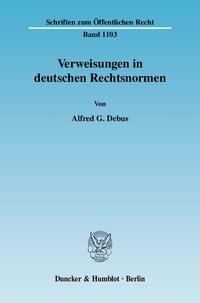 Verweisungen in deutschen Rechtsnormen.