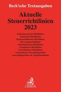 Aktuelle Steuerrichtlinien 2023