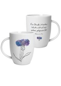 Geschenktasse Motiv "Kornblume"