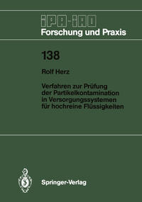 Verfahren zur Prüfung der Partikelkontamination in Versorgungssystemen für hochreine Flüssigkeiten