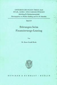 Störungen beim Finanzierungs-Leasing.