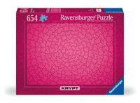 Ravensburger Krypt Puzzle Pink 12000104 - mit 654 Teilen, Schweres Puzzle für Erwachsene und Kinder ab 14 Jahren - Puzzeln ohne Bild, nur nach Form der Puzzleteile