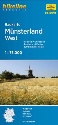 Radkarte Münsterland West (RK-NRW01)