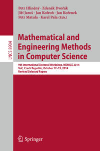 Mathematical and Engineering Methods in Computer Science