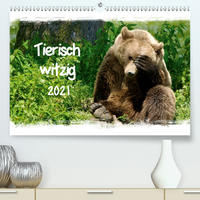 Tierisch witzig (Premium, hochwertiger DIN A2 Wandkalender 2021, Kunstdruck in Hochglanz)