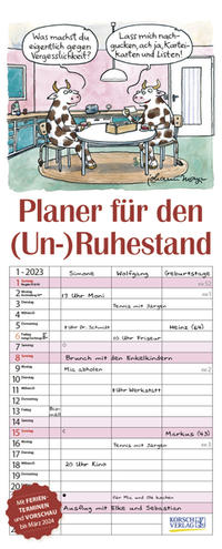 Planer für den (Un-)Ruhestand 2023