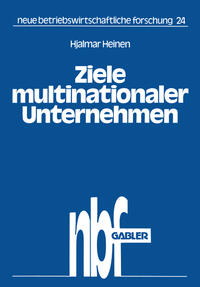 Ziele multinationaler Unternehmen