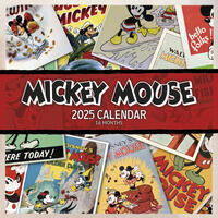 Pyramid – Mickey & Minnie Mouse 2025 Broschürenkalender, 30x30cm, Kalender für Fans der beliebten Disney-Ikonen, Monatskalender für die ganze Familie, nachhaltig nur mit Papierumschlag