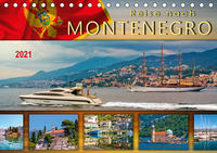 Reise nach Montenegro (Tischkalender 2021 DIN A5 quer)