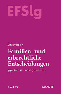 Familien- und erbrechtliche Entscheidungen EF-Slg