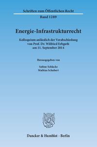 Energie-Infrastrukturrecht.