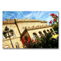 Premium Textil-Leinwand 90 x 60 cm Quer-Format Staatstheater in Braunschweig | Wandbild, HD-Bild auf Keilrahmen, Fertigbild auf hochwertigem Vlies, Leinwanddruck von Reiner Silberstein